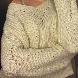 Cream marshals sweater